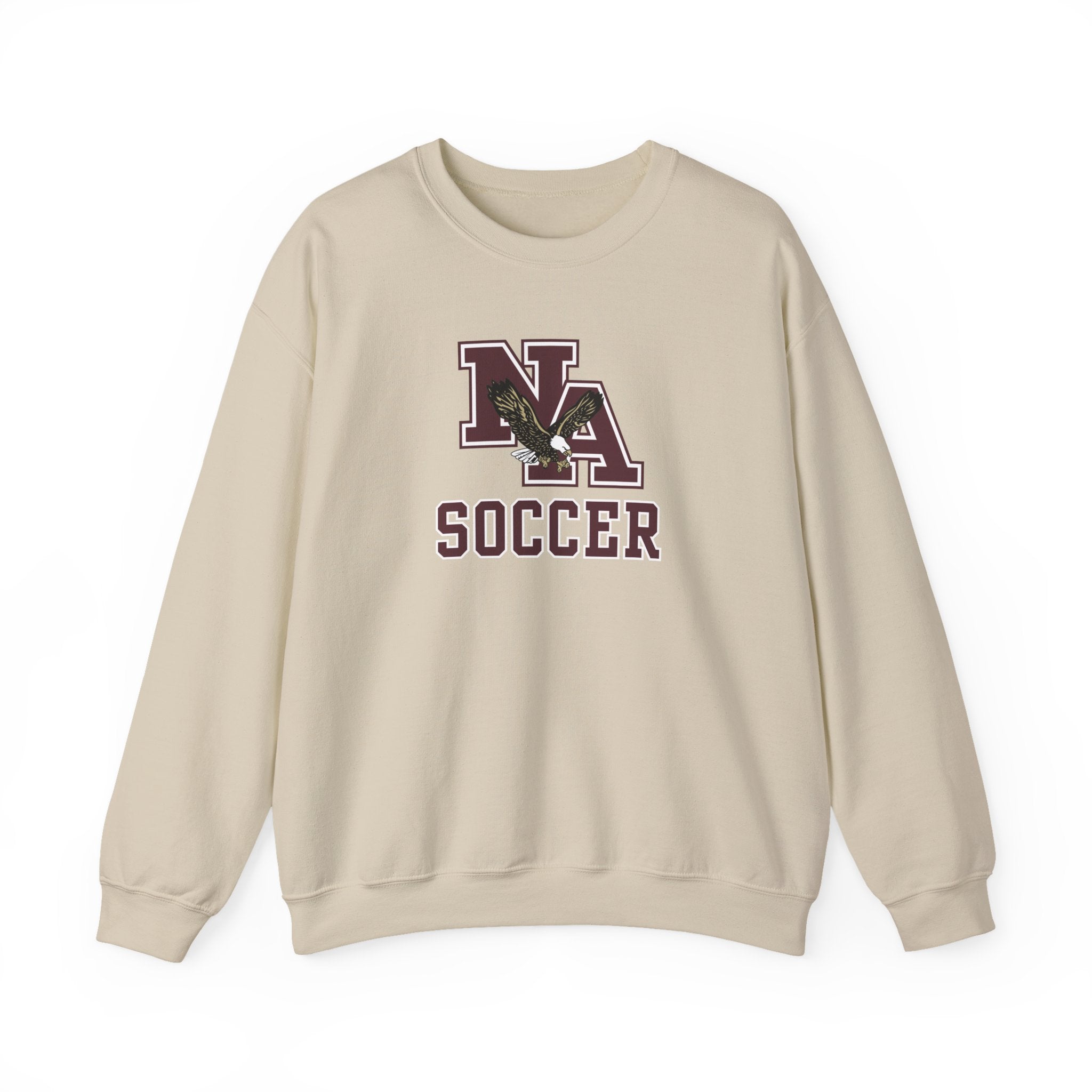 Adult Unisex New Albany Classic Maroon Soccer Logo Graphic Sweatshirt