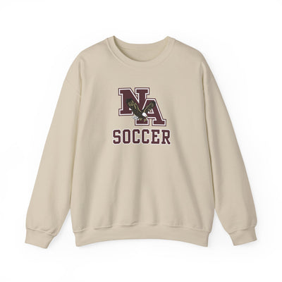 Adult Unisex New Albany Classic Maroon Soccer Logo Graphic Sweatshirt
