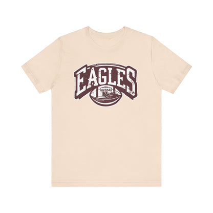 Adult Unisex New Albany Eagles Football Motion Graphic Short Sleeve Soft Tee