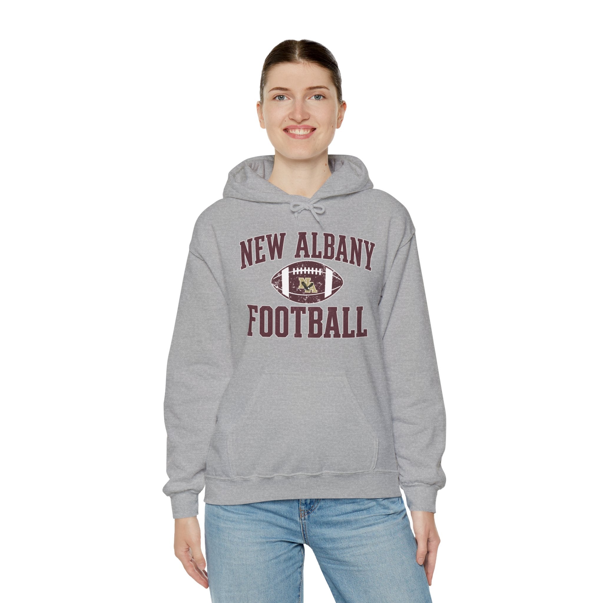 Adult Unisex New Albany Football Pride Graphic Hoodie