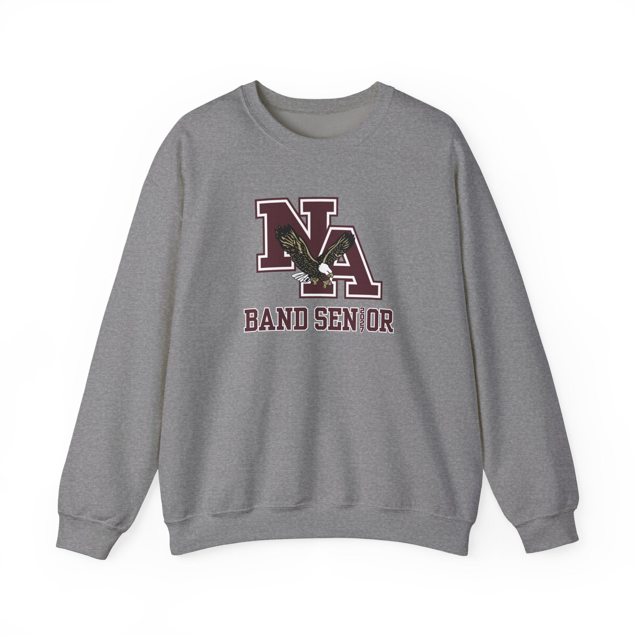 Adult Unisex New Albany Band 2027 Senior Graphic Sweatshirt