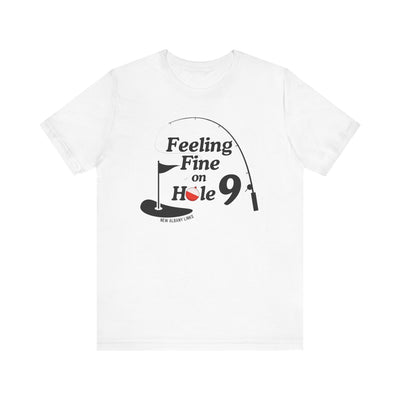 Adult Unisex Hole 9 Links Graphic Short Sleeve Soft Tee