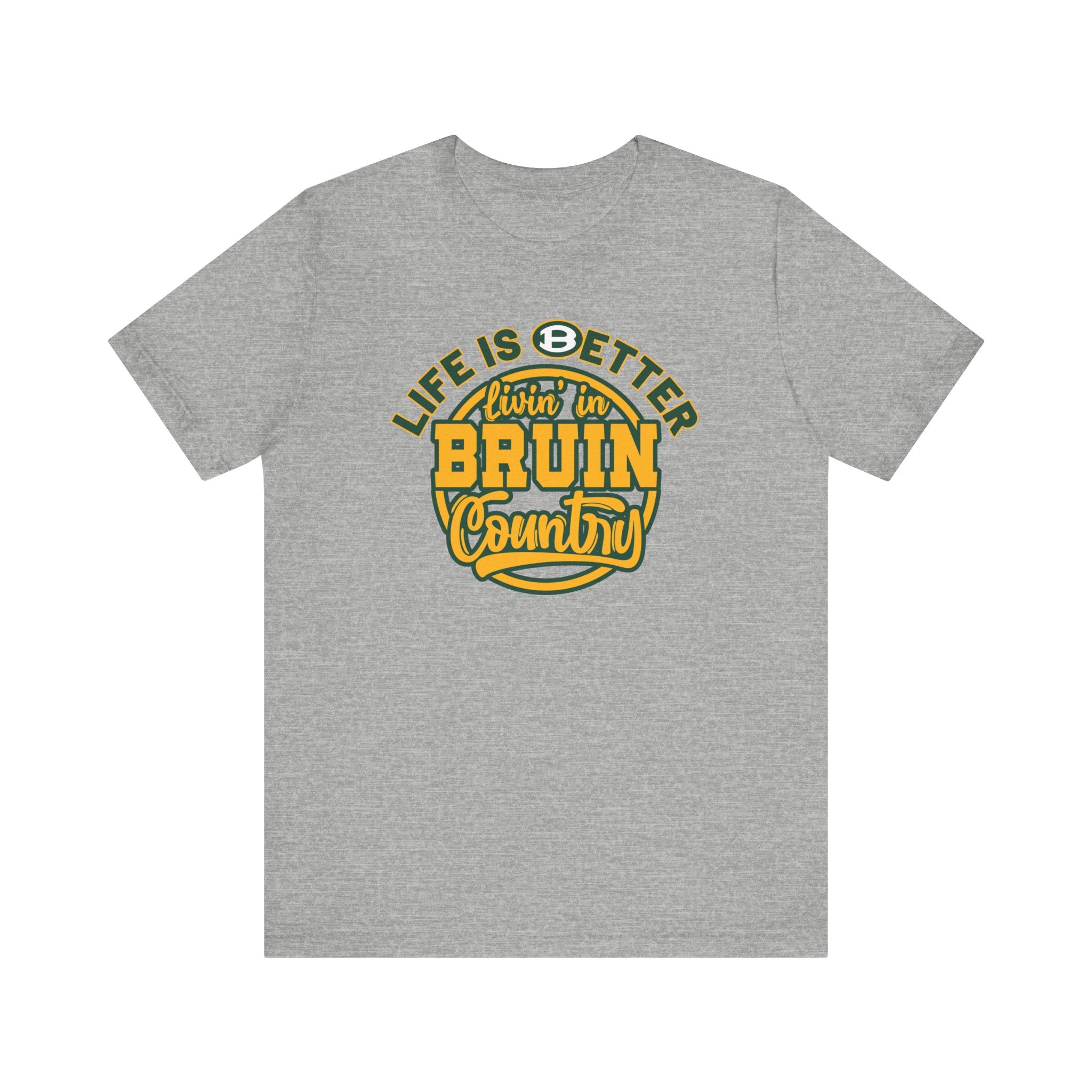 Adult Unisex Bruin Country Graphic Short Sleeve Soft Tee