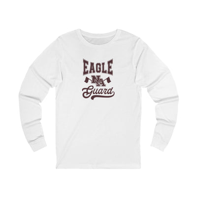 Adult Unisex Classic Varsity Eagle Guard Graphic Long Sleeve Soft Tee