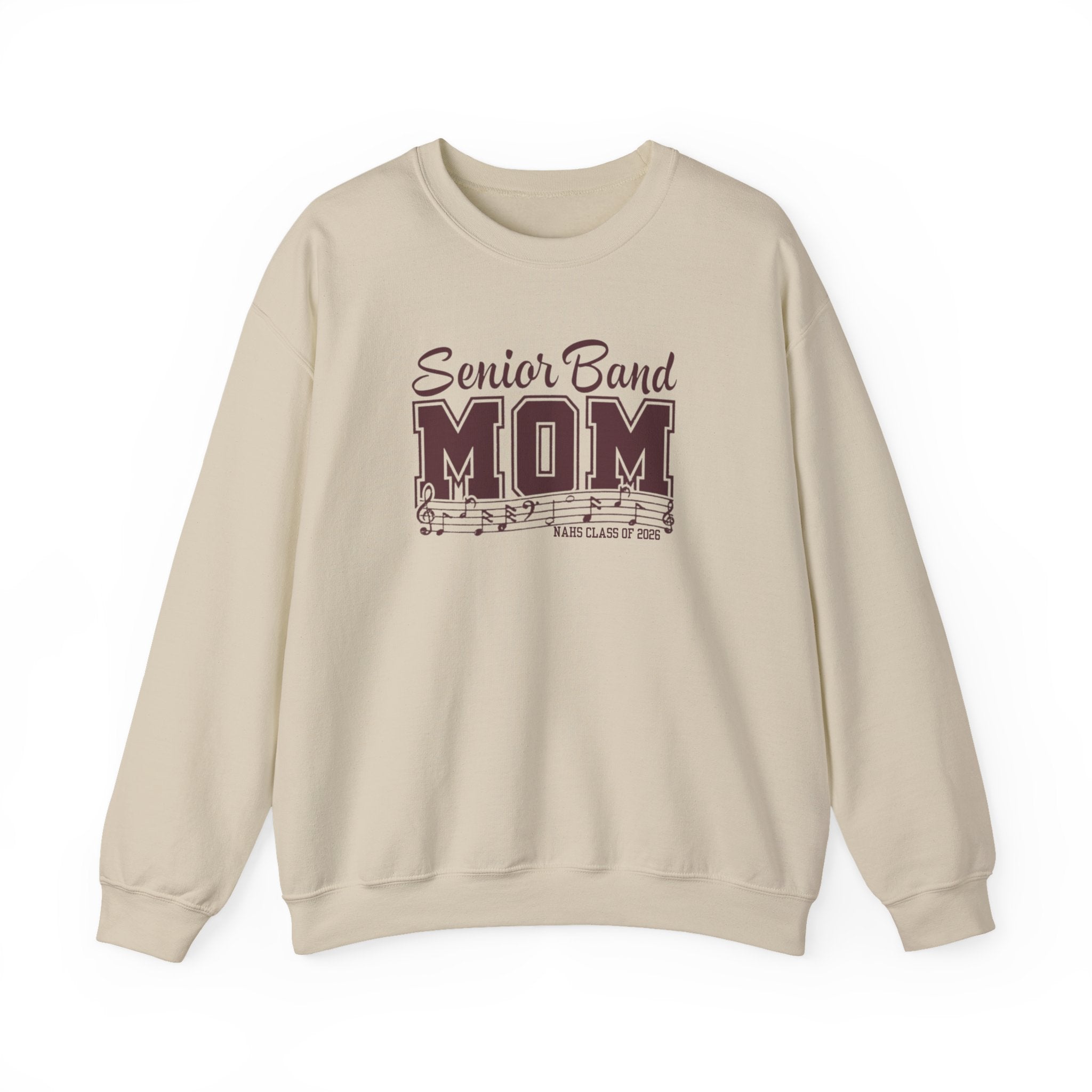 Adult Unisex Senior Band Mom NAHS Class of 2026 Sweatshirt