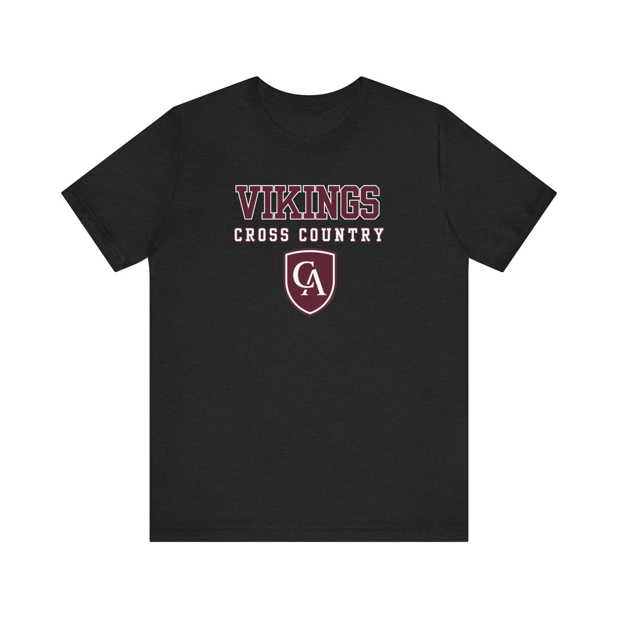 Adult Unisex Columbus Academy Vikings Cross Country Graphic Short Sleeve Bella + Canvas Soft Tee