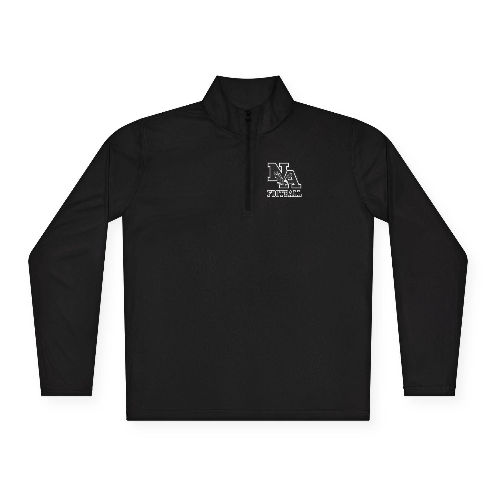 Adult Unisex New Albany Classic Logo Black Football Graphic Sport-Tek Quarter Zip Pullover