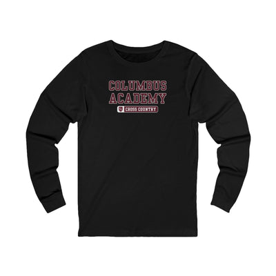 Adult Unisex Columbus Academy Cross Country Graphic Long Sleeve Bella + Canvas Soft Tee