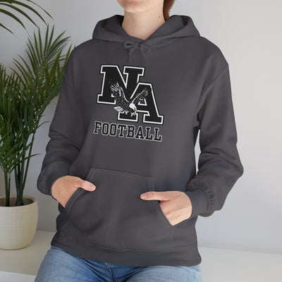 Adult Unisex Classic Logo Black Football Graphic Hoodie