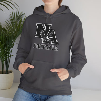 Adult Unisex Classic Logo Black Football Graphic Hoodie