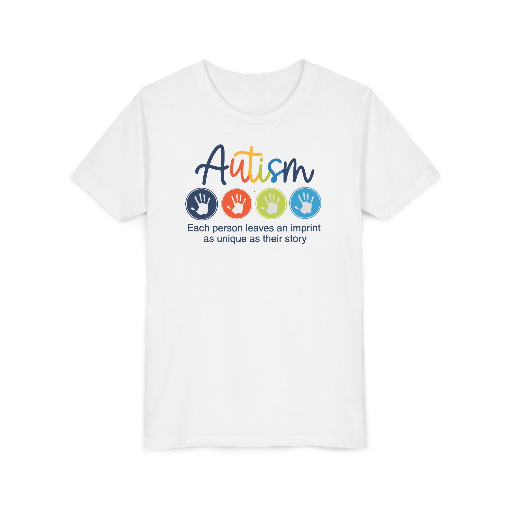 Youth Autism Imprint Graphic Short Sleeve Soft Tee