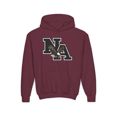 Youth Black Classic Logo Graphic Hoodie