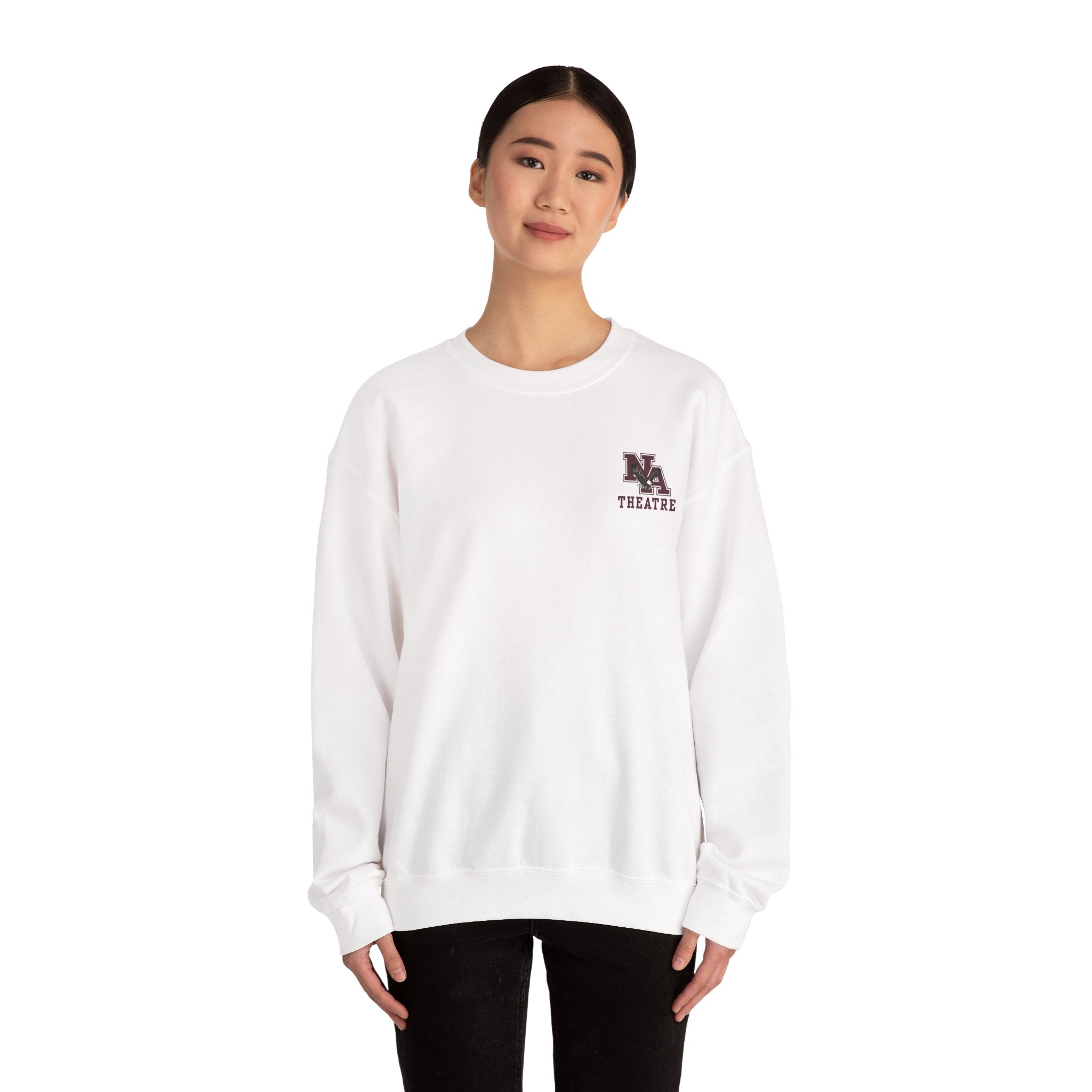 Adult Unisex New Albany Theatre Heart Graphic Sweatshirt