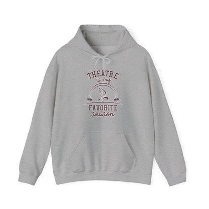 Adult Unisex Theatre Is My Favorite Season Graphic Hoodie