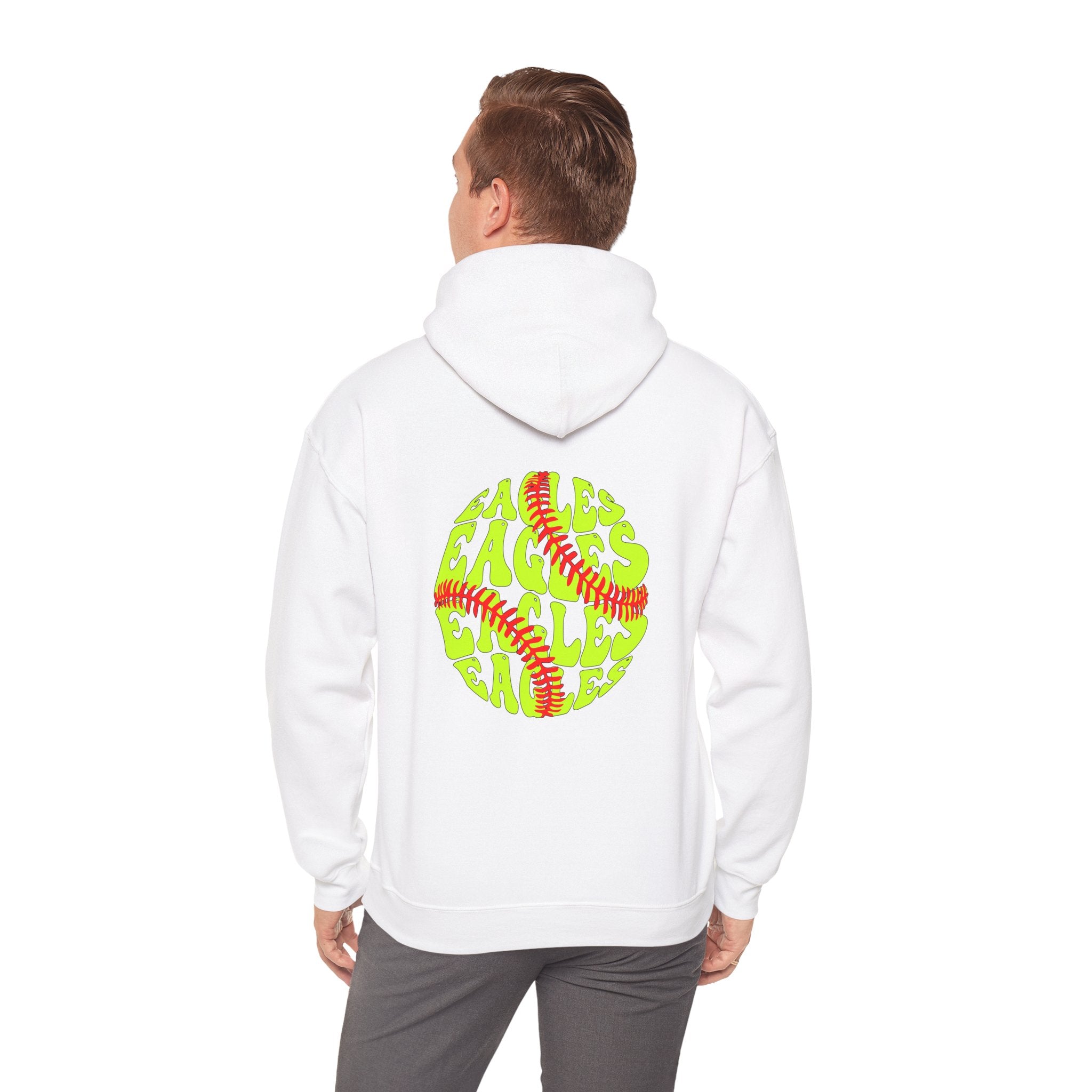 Adult Unisex New Albany Eagles Curveball Graphic Hoodie