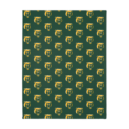 Bruin Nation Graphic Super Soft Velveteen Microfiber Blanket (Two-sided print)