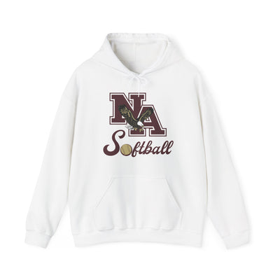 Adult Unisex NA Script Softball Graphic Hoodie