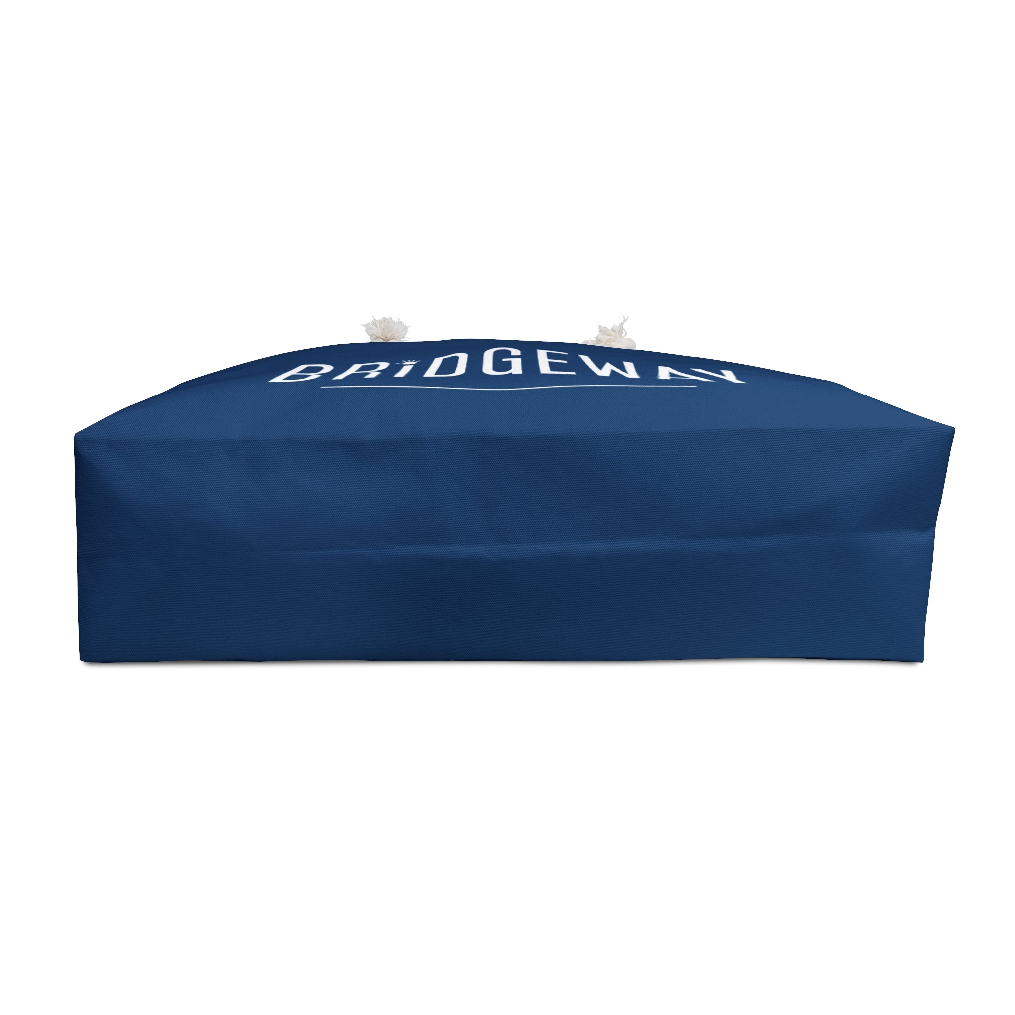 Bridgeway Classic Logo Large Navy and White Tote