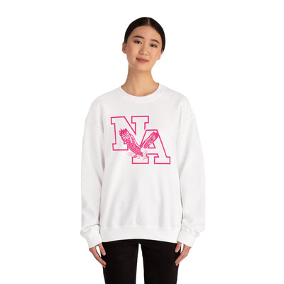Adult Unisex Neon Pink Power Graphic Sweatshirt - PINK OCTOBER