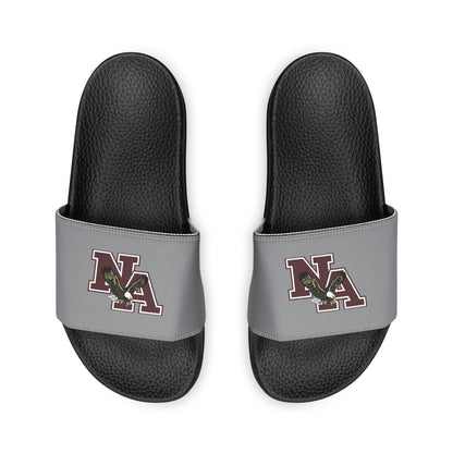 Youth Classic Logo Grey Sport Slides