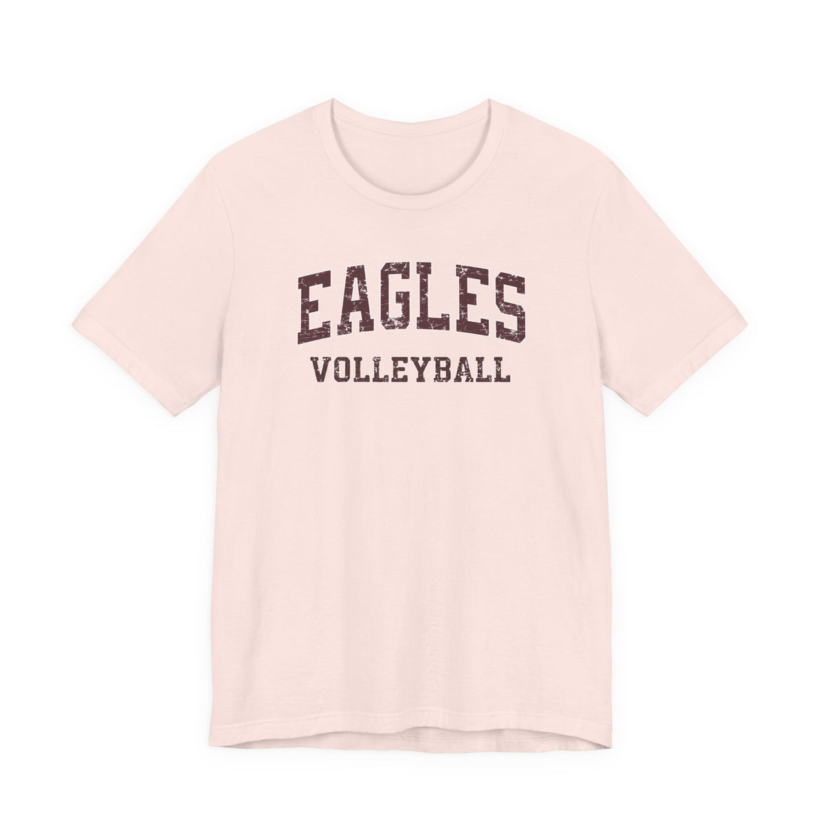 New Albany Eagles Volleyball Vintage Distressed Graphic Short Sleeve Soft Tee