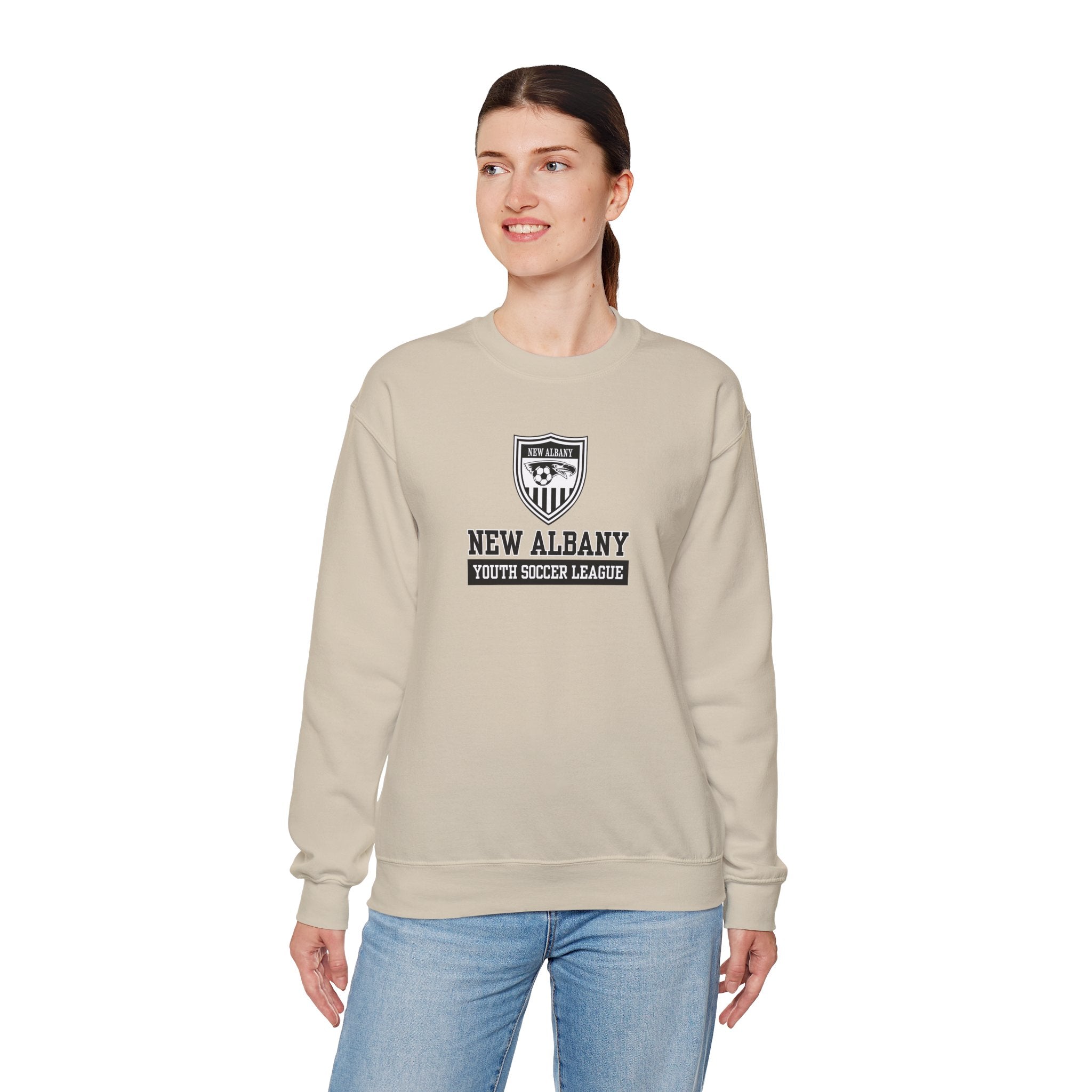 Adult Unisex New Albany Youth Soccer League Game Day Graphic Sweatshirt