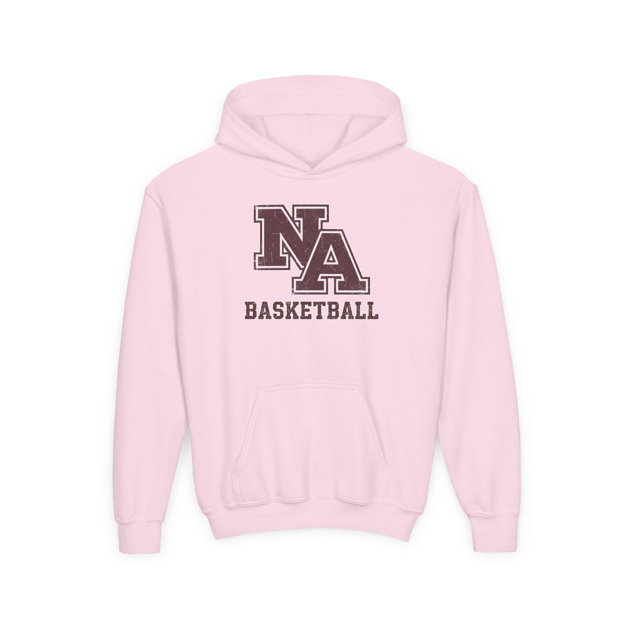 Youth New Albany Basketball Vintage Vibe Logo Graphic Hoodie