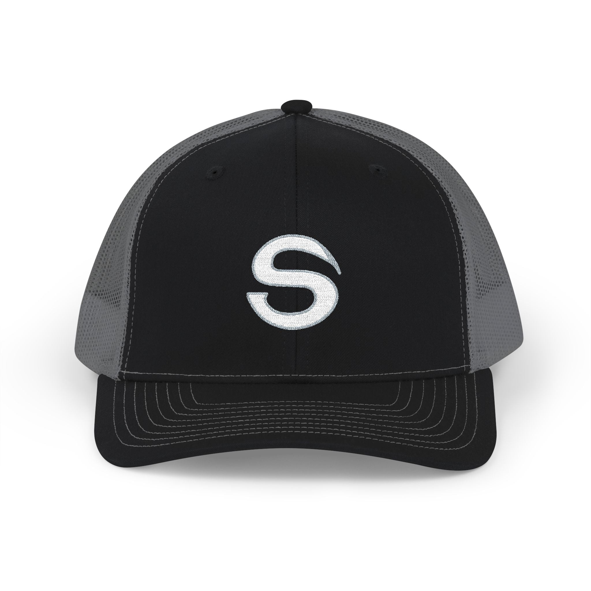 Adult Unisex S Logo Embroidered Richardson 112 Snapback Trucker Hat
