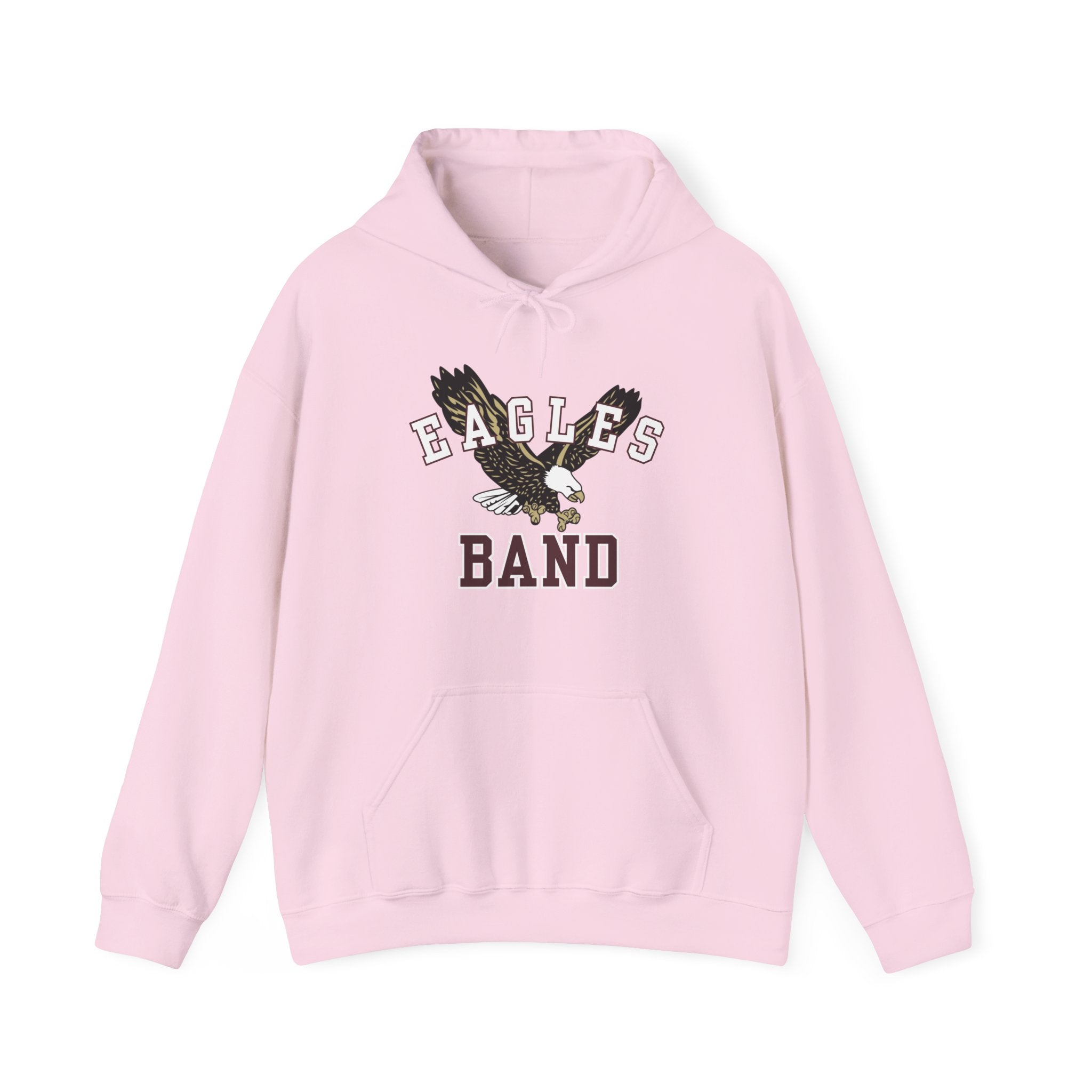 Adult Unisex Flying Band Eagle Graphic Hoodie