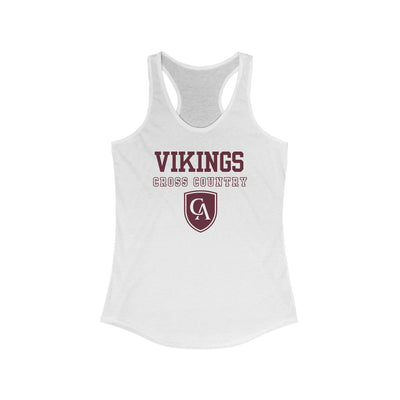 Women's Columbus Academy Vikings Cross Country Graphic Next Level Racerback Tank