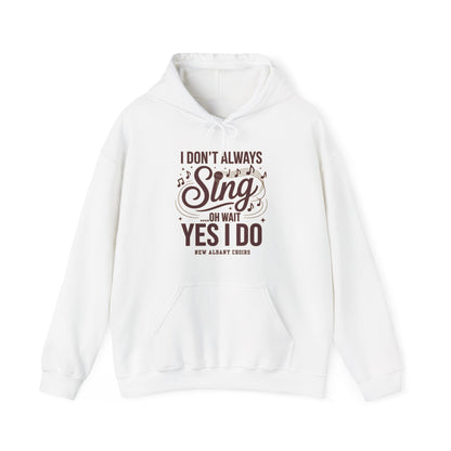 Adult Unisex I Don't Always Sing Choirs Graphic Hoodie
