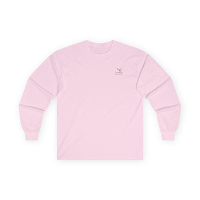Adult Unisex Ultra Cotton Long Sleeve Tee - Black Notre Dame Village Jennings Logo