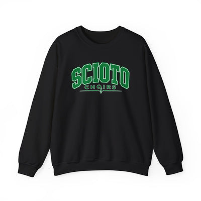 Adult Unisex Dublin Scioto Choirs Varsity Block Letter Graphic Sweatshirt