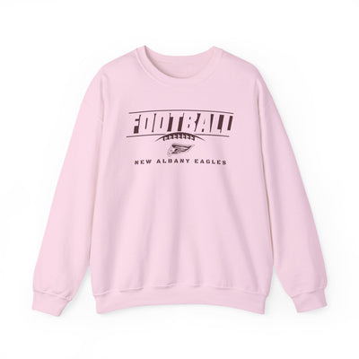 Adult Unisex New Albany Eagles Goal Line Maroon Graphic Sweatshirt