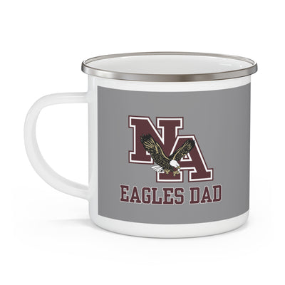Eagles Dad Classic Logo Enamel Camping Mug - New Albany Eagles