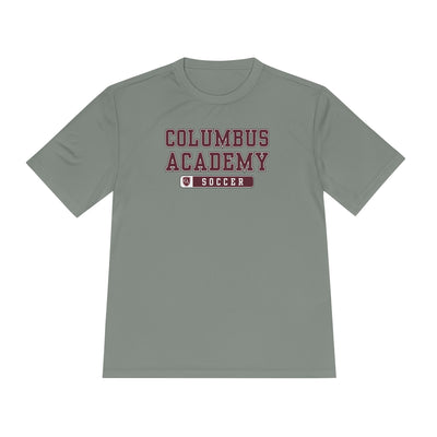 Adult Unisex Columbus Academy Soccer Graphic Sport-Tek Competitor Performance Tee
