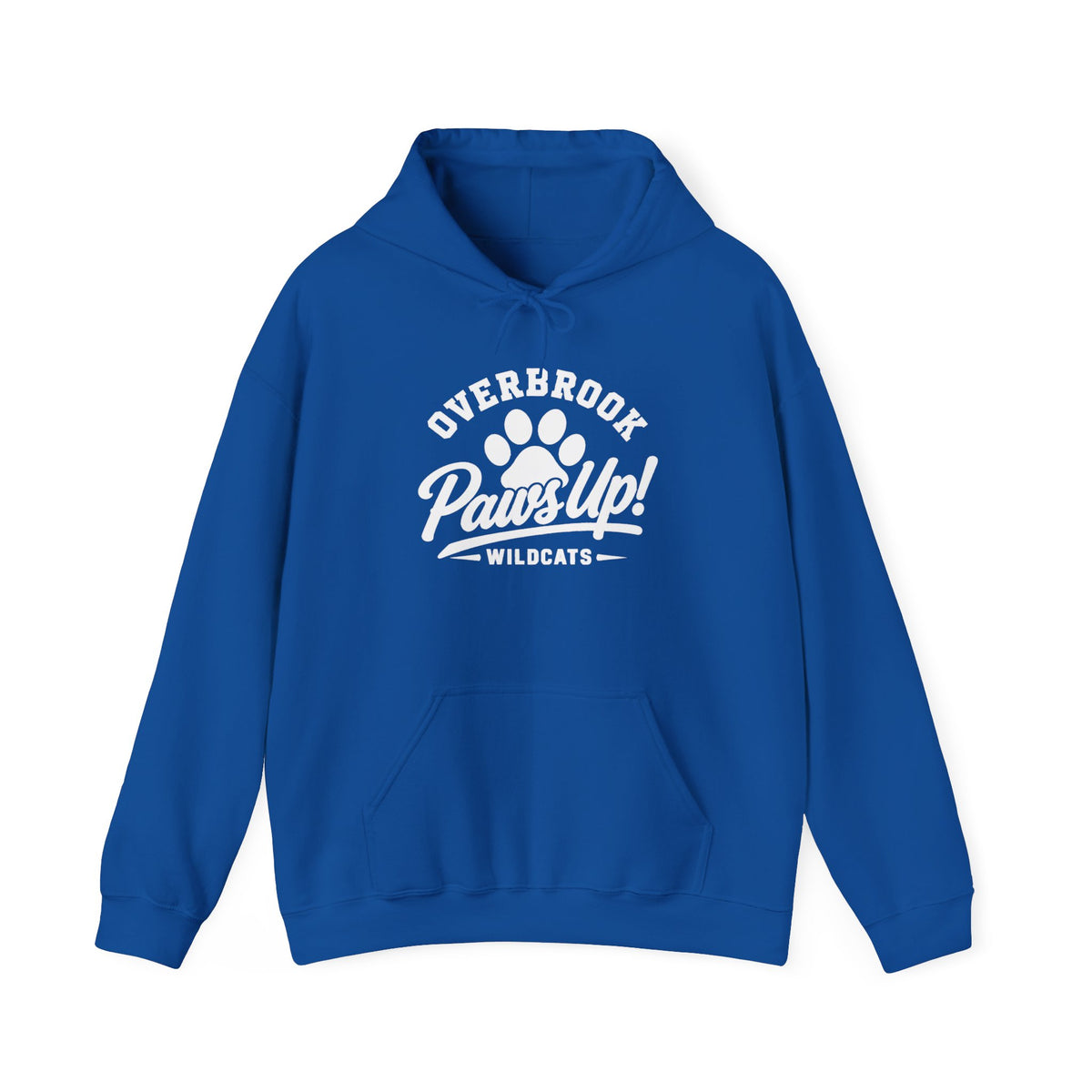 Adult Unisex Overbrook Elementary Paws Up Graphic Hoodie