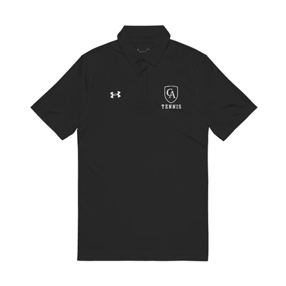 Adult Unisex Columbus Academy Vikings Tennis Under Armour Performance Polo with Logo Embroidery