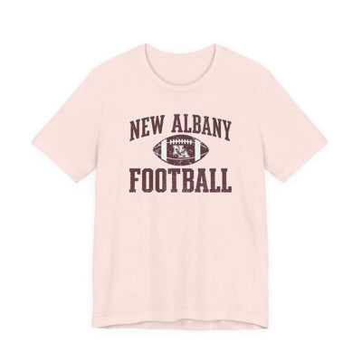 Adult Unisex New Albany Football Pride Graphic Short Sleeve Soft Tee
