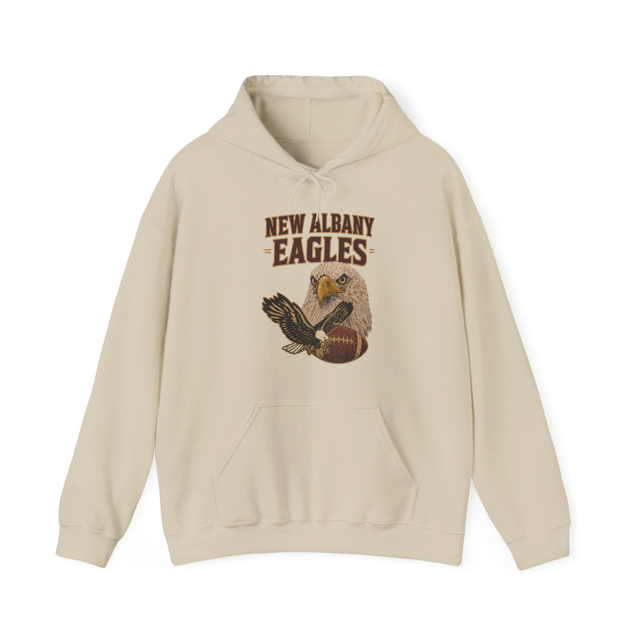 Adult Unisex New Albany Gridiron Eagle Graphic Hoodie