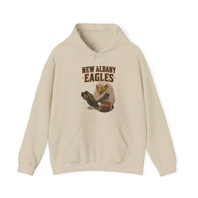 Adult Unisex New Albany Gridiron Eagle Graphic Hoodie
