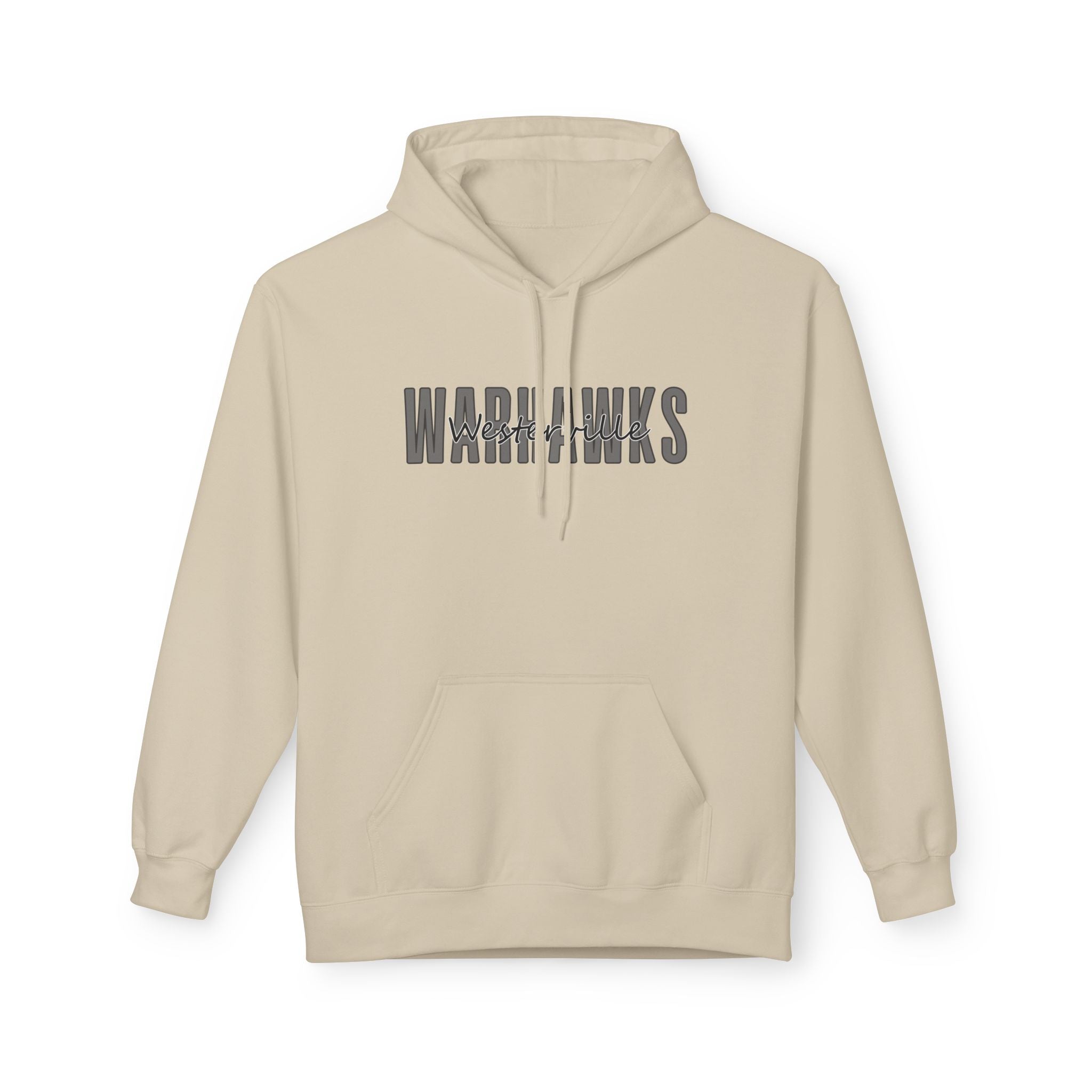Adult Unisex Westerville Central Warhawks Spirit Script Graphic Soft Style Hoodie