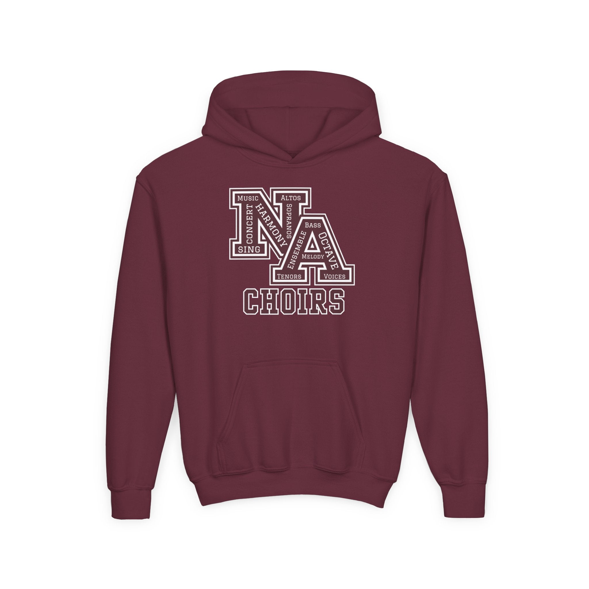 Youth Choirs Words NA Logo Graphic Hoodie