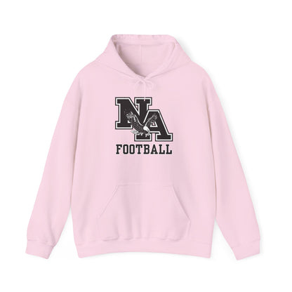 Adult Unisex Classic Logo Black Football Graphic Hoodie
