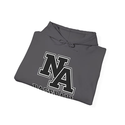 Adult Unisex Classic Black Logo Baseball Graphic Hoodie