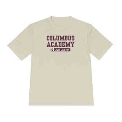 Adult Unisex Columbus Academy Cross Country Graphic Sport-Tek Competitor Performance Tee