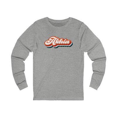 Adult Unisex Retro Graphic Long Sleeve Soft Tee - Akhia