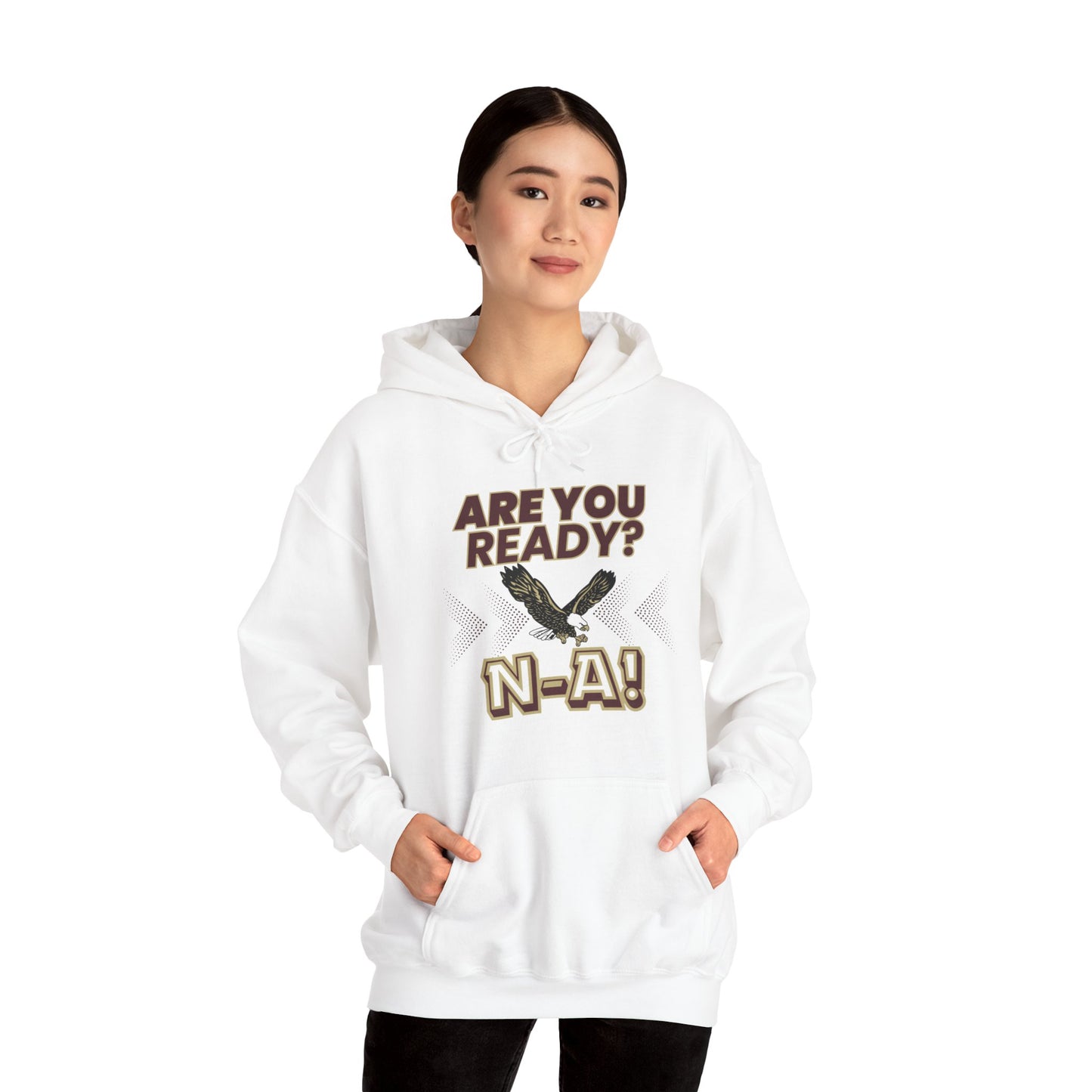 Adult Unisex Ready NA Eagle Graphic Hoodie- New Albany Eagles