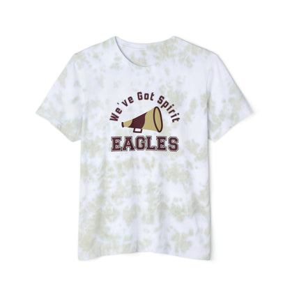 Unisex Vintage Cheer Spirit Tie-Dye Short Sleeve Graphic Tee - New Albany Eagles