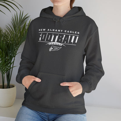 Adult Unisex New Albany Eagles Goal Line Graphic Hoodie